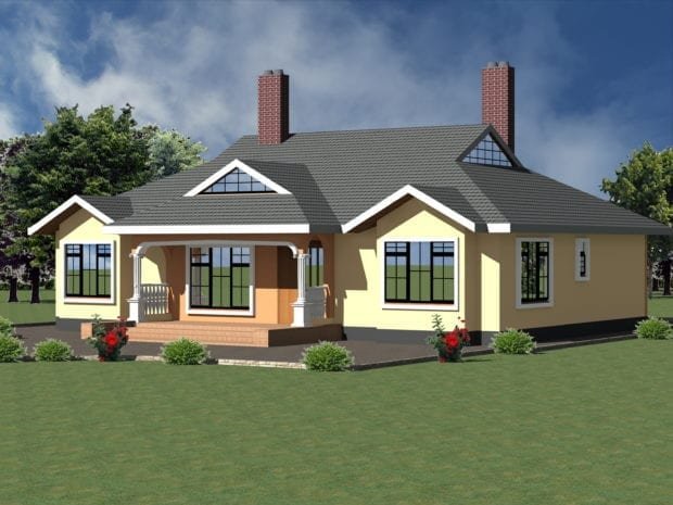 simple three bedroom house plan