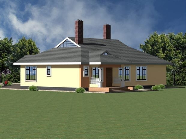 simple three bedroom house plan