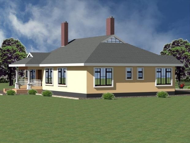 simple three bedroom house plan
