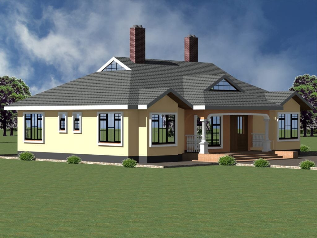 Beautiful Three-Bedroom House Design Plan With Measurements (11.9 x 14 Meters) 1 simple three bedroom house plan simple three bedroom house plan