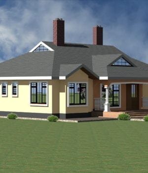 simple three bedroom house plan