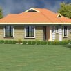 Low budget modern 3 bedroom house design