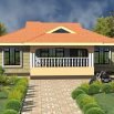 Low budget modern 3 bedroom house design