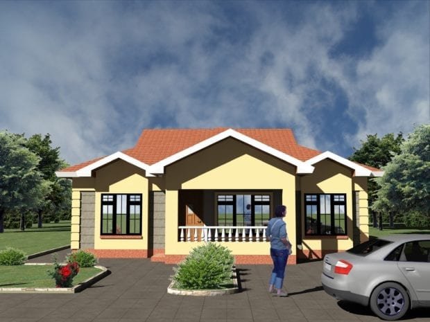 3 Bedroom Bungalow Plan
