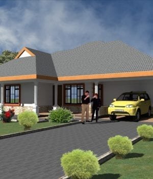 4 Bedroom Bungalow Floor Plan
