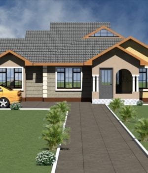 Modern 3 Bedroom Bungalow