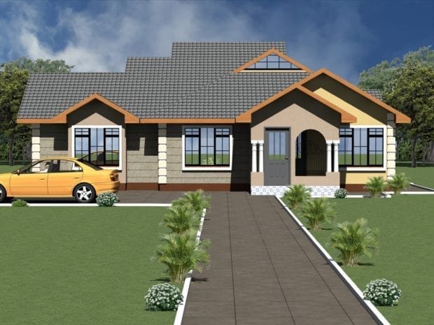 Modern 3 Bedroom Bungalow