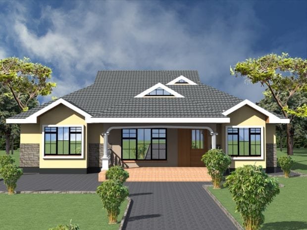 4 bedroom bungalow floor plan