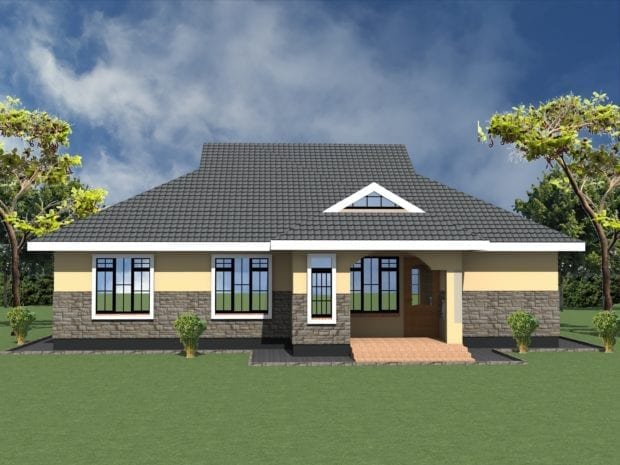 4 bedroom bungalow floor plan
