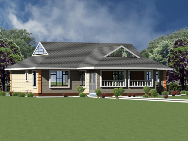Modern House Plan 3 Bedroom