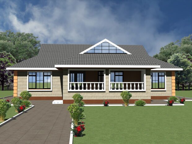 Modern House Plan 3 Bedroom
