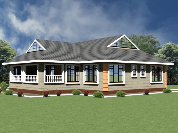 Modern House Plan 3 Bedroom