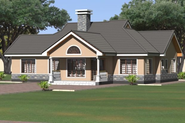 Modern Three Bedroom House Design