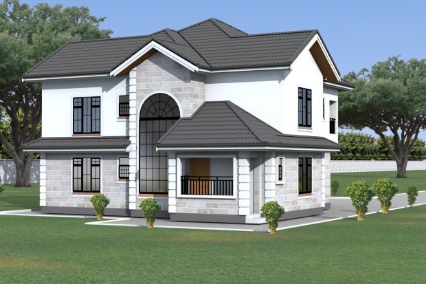 Elegant 4 Bedroom Maisonette House Design