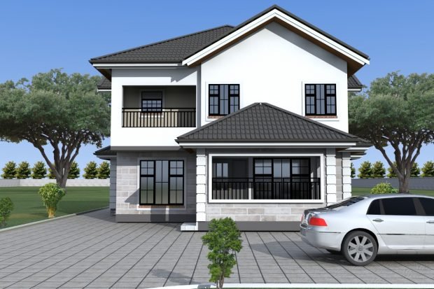 Elegant 4 Bedroom Maisonette House Design