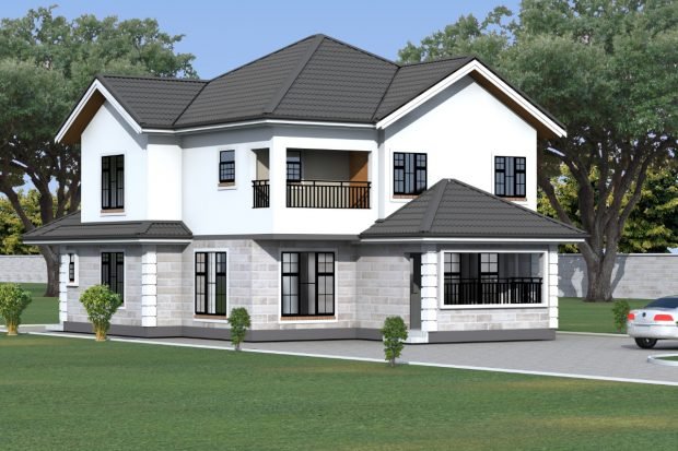 Elegant 4 Bedroom Maisonette House Design