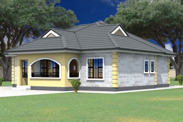Low Budget Modern 3 Bedroom House Design