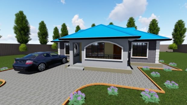 Simple House Design With 3 Bedrooms